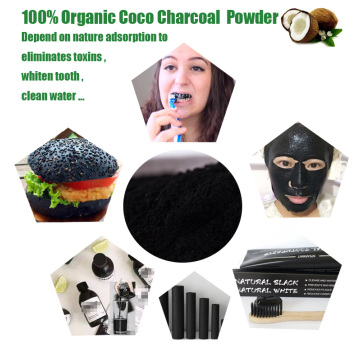 Food Grade Bamboo Activated Charcoal Powder Form For Health Care Products